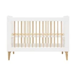 Bopita Paris Ledikant Wit / Eiken 60 X 120 Cm -Kindermeubels Winkel 11419351 bed 60x120 paris side 312e