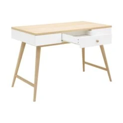 Bopita Paris Bureau Wit / Eiken -Kindermeubels Winkel 13219351 writing desk paris 3d 1 1 1 fa59
