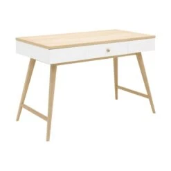 Bopita Paris Bureau Wit / Eiken -Kindermeubels Winkel 13219351 writing desk paris 3d 1 1 a50f