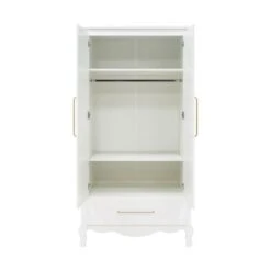 Bopita Elena Kledingkast 2-Deurs XL Wit -Kindermeubels Winkel 2 deurskast xl met lade elena wit 2 67b3