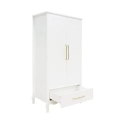 Bopita Elena Kledingkast 2-Deurs XL Wit -Kindermeubels Winkel 2 deurskast xl met lade elena wit 4 c75f