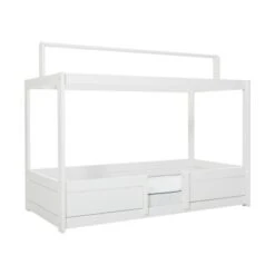 LIFETIME Kidsrooms 4 In 1 Bedcombinatie Met Dak Wit Gelakt -Kindermeubels Winkel 47611 10 v1 02 f0f1