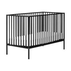 Europe Baby - Ledikant - Liam II - 60x120 - Black -Kindermeubels Winkel Liam ledikant zwart 2 b1f6