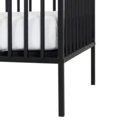 Europe Baby - Ledikant - Liam II - 60x120 - Black -Kindermeubels Winkel Liam ledikant zwart detail1 3729