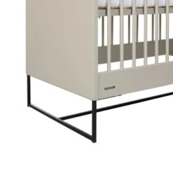 Kidsmill Modular 2 Babybed Oatmeal - Zwart - 60 X 120 Cm -Kindermeubels Winkel Modular oatmeal ledikant 60x120 3 7b16