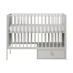 Kidsmill Amy Babybed Grijs 70 X 140 Cm -Kindermeubels Winkel amy ledikant 1 new 1 823f