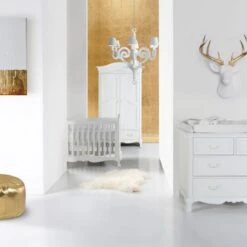 Kidsmill Royal Babybed Wit 60 X 120 Cm -Kindermeubels Winkel babykamer royal wit lr 1 1 1 cabf