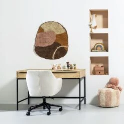 Europe Baby Beau Bureau - Naturel - Incl. Metalen Onderstel -Kindermeubels Winkel beau naturel metalen poot bedbank sfeer 3 a5bb