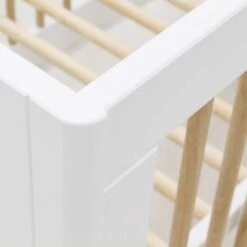 Bopita Mika Ledikant Wit / Eiken 60 X 120 Cm -Kindermeubels Winkel bed 60x120 mika white oak 5 a5ef
