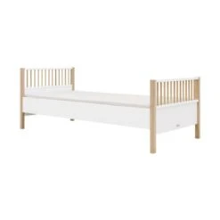 Bopita Mika Bed Wit / Eiken 90 X 200 Cm -Kindermeubels Winkel bed 90x200 mika white oak 1 1 2 e331