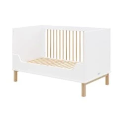 Bopita Mika Ledikant Wit / Eiken 70 X 140 Cm -Kindermeubels Winkel bench bed 70x140 mika white oak 10 7efb