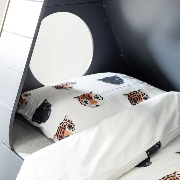 BLN Kids Tipi Bed Grijs Incl. Bedlade 90 X 200 Cm 4 BLN Kids Tipi Bed Grijs Incl. Bedlade 90 X 200 Cm - Afbeelding 4