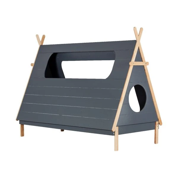 BLN Kids Tipi Bed Grijs 90 X 200 Cm - Afbeelding 3