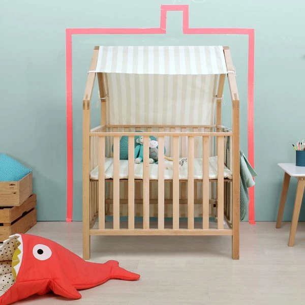 Bopita Babybed My First House Naturel 60 X 120 Cm - Afbeelding 3