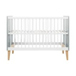 Bopita Emma Babybed Wit / Grijs 60 X 120 Cm -Kindermeubels Winkel bopita emma babybed wit grijs 60 x 120 cm 8242