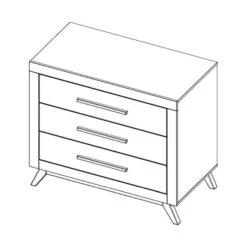 Bopita Fenna Commode Wit / Naturel -Kindermeubels Winkel bopita fenna commode wit naturel tekening 8b81