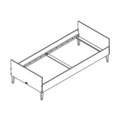 Bopita Indy Bed Wit / Naturel 90 X 200 Cm 7 Bopita Indy Bed Wit / Naturel 90 X 200 Cm -Kindermeubels Winkel bopita indy bed wit naturel 90 x 200 cm tekening 5c74