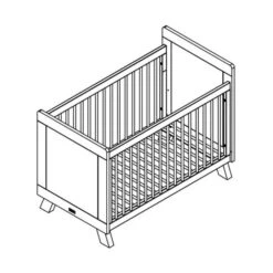 Bopita Lisa Babybed Wit / Naturel 60 X 120 Cm -Kindermeubels Winkel bopita lisa babybed wit naturel 60 x 120 cm 3 1f77