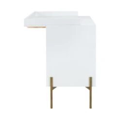 Kidsmill Boutique Commode Wit / Bras -Kindermeubels Winkel boutique commode bladvergroter wit bras 1 f1e9