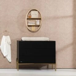 Kidsmill Boutique Commode Zwart / Bras -Kindermeubels Winkel boutique sfeer 2 b2ef