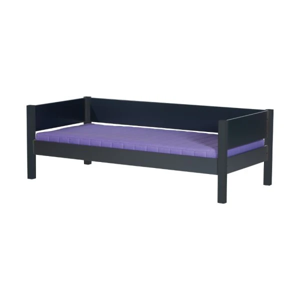 Manis-h Bed Met Uitvalbeveiliging Antraciet 90 X 200 Cm 1 Manis-h Bed Met Uitvalbeveiliging Antraciet 90 X 200 Cm