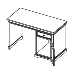 Kidsmill Chateau Bureau Wit -Kindermeubels Winkel bureau 4 e24b