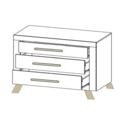 Bopita Lisa Commode Wit / Naturel -Kindermeubels Winkel commode lisa 5c94