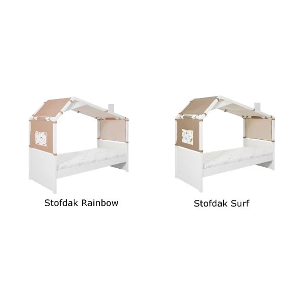 Cool Kids Bed Met Hutconstructie Wit 90 X 200 Cm 2 Cool Kids Bed Met Hutconstructie Wit 90 X 200 Cm - Afbeelding 2