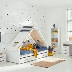 Cool Kids Tipibed Wit 90 X 200 Cm -Kindermeubels Winkel cool kids tipibed wit 90 x 200 cm sfeer superhero 2 cf24