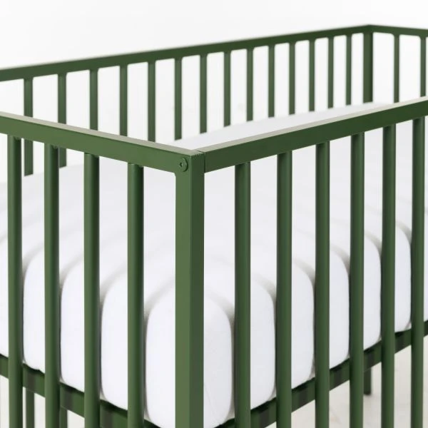Europe Baby Liam Babybed Metaal Dark Green 60 X 120 Cm - Afbeelding 4