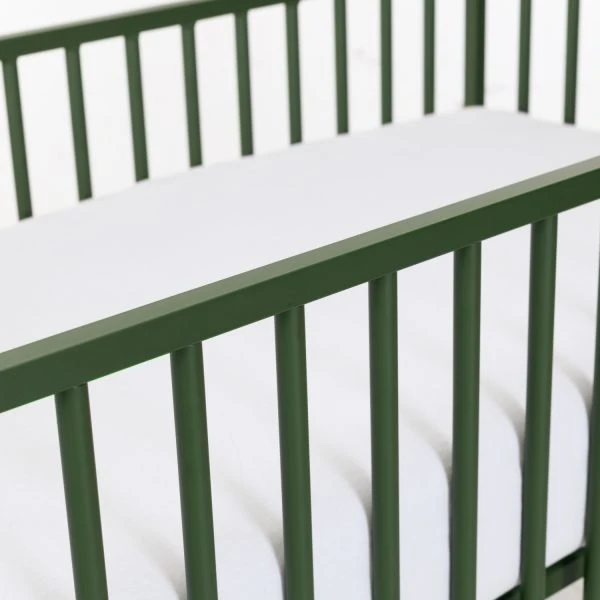 Europe Baby Liam Babybed Metaal Dark Green 60 X 120 Cm - Afbeelding 5