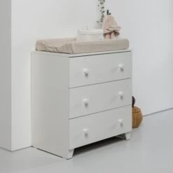 Europe Baby Sarah Commode Wit -Kindermeubels Winkel europe baby sarah commode wit ed0b