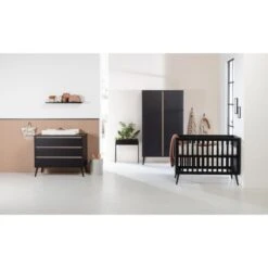 Europe Baby Sterre Babybed Zwart / Oak 70 X 140 Cm -Kindermeubels Winkel europe baby sterre babybed zwart oak 70 x 140 cm 5 d3a5