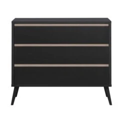 Europe Baby Sterre Commode Zwart / Oak
