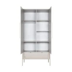Kidsmill Amy Kledingkast 2-Deurs Oatmeal -Kindermeubels Winkel kast amy 2 0378