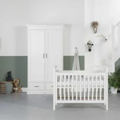 Kidsmill La Première Babybed Wit 70 X 140 Cm -Kindermeubels Winkel kidsmill la premi re babykamer wit 1 5 0e8e