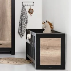 Kidsmill Long Island Babybed Zwart / Oldwood 60 X 120 Cm -Kindermeubels Winkel kidsmill long island babybed zwart oldwood 60 x 120 cm 2 1 c2c9