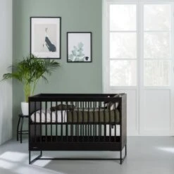 Kidsmill Modular 2 Babybed Mat Zwart - Zwart - 60 X 120 Cm -Kindermeubels Winkel kidsmill modular 2 babybed mat zwart zwart 60 x 120 cm 6039