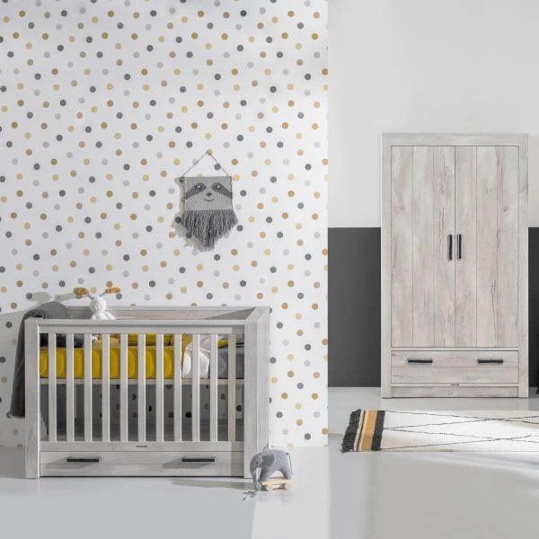 Kidsmill Sem Nautic Babybed Met Lade Grijs 60 X 120 Cm - Afbeelding 3