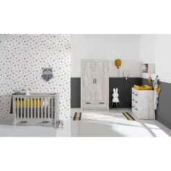 Kidsmill Sem Nautic Babybed Met Lade Grijs 60 X 120 Cm -Kindermeubels Winkel kidsmill sem nautic babykamer grijs bed 70 x 140 cm commode kast 6 1 f459