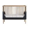 Kidsmill Sepp Babybed Antraciet / Beuken 60 X 120 Cm