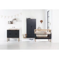 Kidsmill Sepp Commode Antraciet / Beuken -Kindermeubels Winkel kidsmill sepp commode antraciet 5 90e5