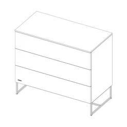 Kidsmill Modular 2 Commode 3L Mat Wit - Zwart - Mat Wit 7 Kidsmill Modular 2 Commode 3L Mat Wit - Zwart - Mat Wit -Kindermeubels Winkel knipsel intense chest 3dr black frame 4 14a4