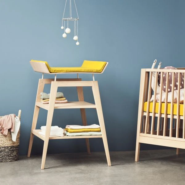 Leander Linea Commode Incl. Waskussen Beech 2 Leander Linea Commode Incl. Waskussen Beech - Afbeelding 2