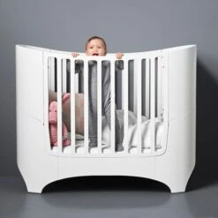 Leander Classic Meegroeibed Incl. Juniorkit White -Kindermeubels Winkel leander babybed white 4 1 ad3c