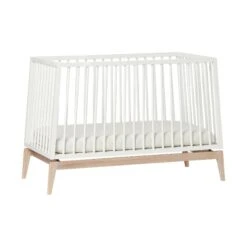 Leander Luna Babybed White / Oak 70 X 140 Cm