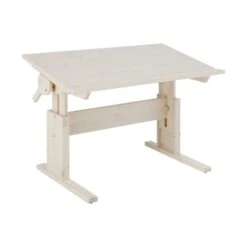 LIFETIME Kidsrooms Bureau Klein Dubbel Verstelbaar Whitewash