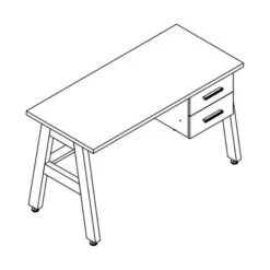 Bopita Lisa Bureau Wit / Naturel -Kindermeubels Winkel lisa bureau tekening 543a