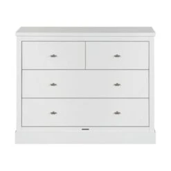 Kidsmill Newport Commode Wit -Kindermeubels Winkel newport commode wit zilver t knop 1 fc29