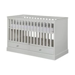 Kidsmill Newport Babybed Grijs 60 X 120 Cm -Kindermeubels Winkel newport ledikant grijs t zilver 2 c8c3